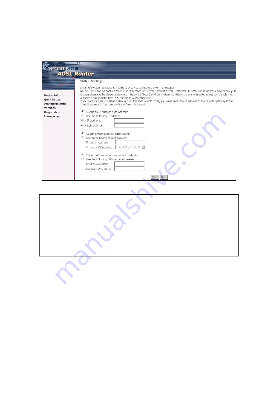 Comtrend Corporation NexusLink 5631 User Manual Download Page 32