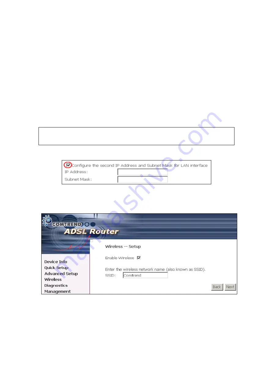 Comtrend Corporation NexusLink 5631 User Manual Download Page 35