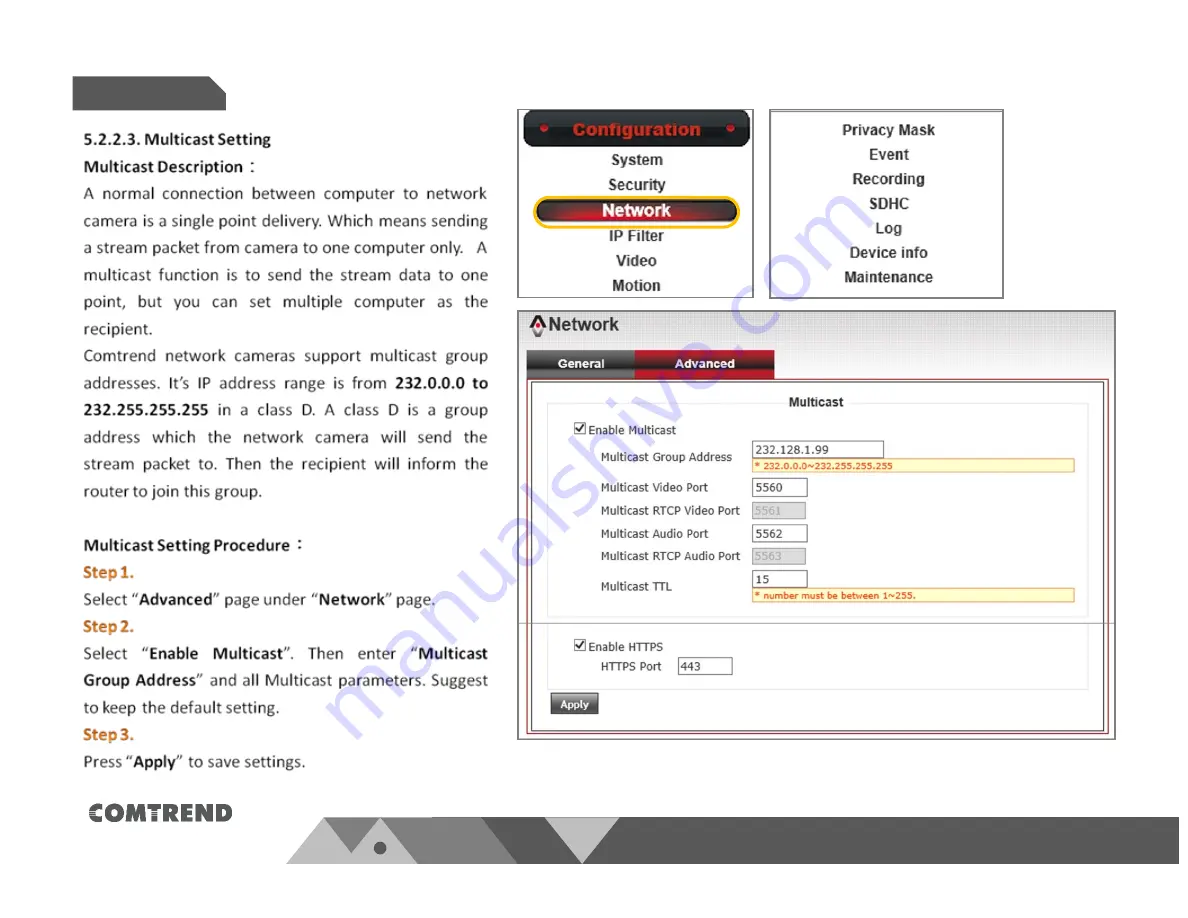 Comtrend Corporation VD-21IR User Manual Download Page 31