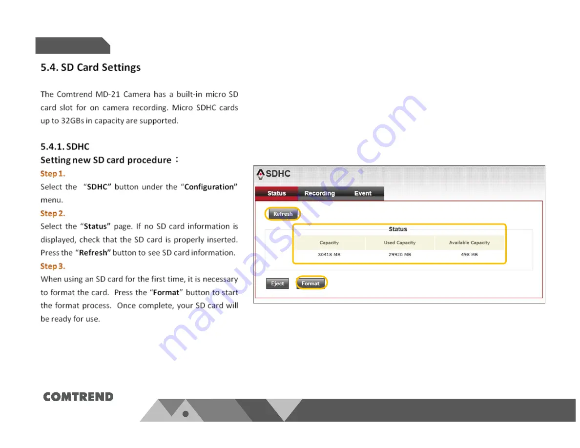 Comtrend Corporation VD-21IRVF User Manual Download Page 47