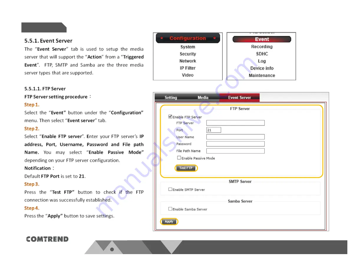 Comtrend Corporation VD-21IRVF User Manual Download Page 52