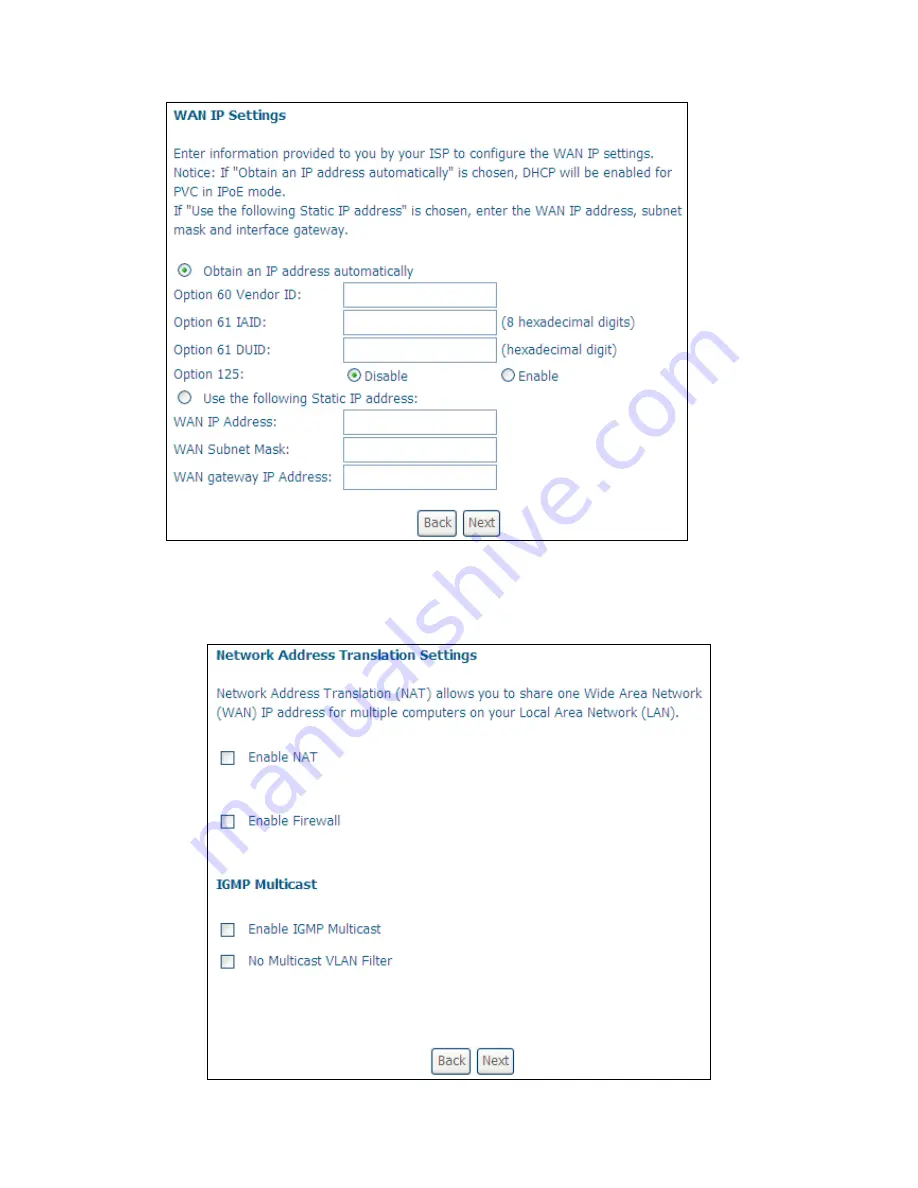 Comtrend Corporation VG-8050 User Manual Download Page 134