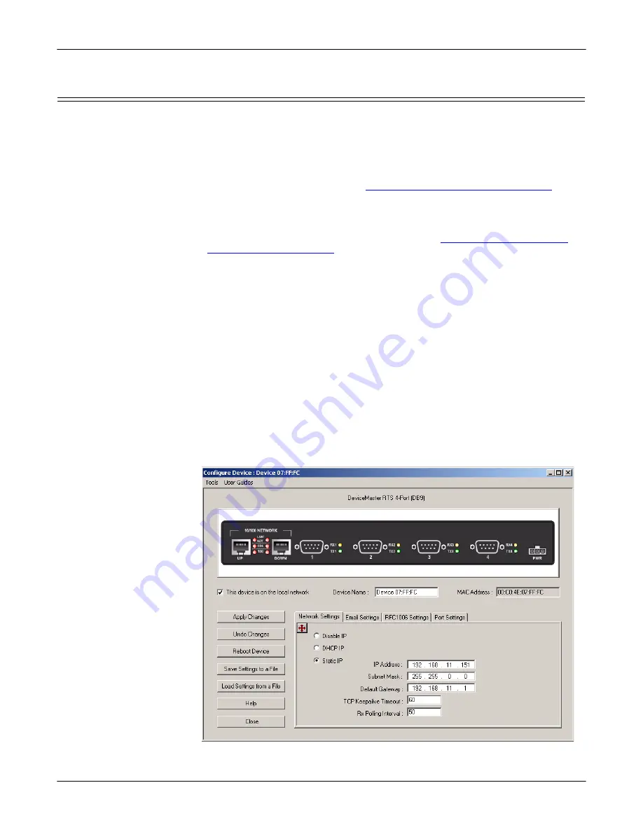 Comtrol DeviceMaster Serial Hub User Manual Download Page 29