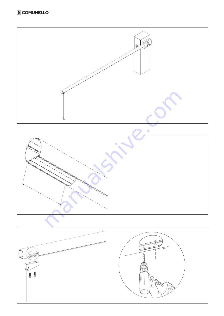 Comunello Automation BORDER 400 Installation And User Manual Download Page 8