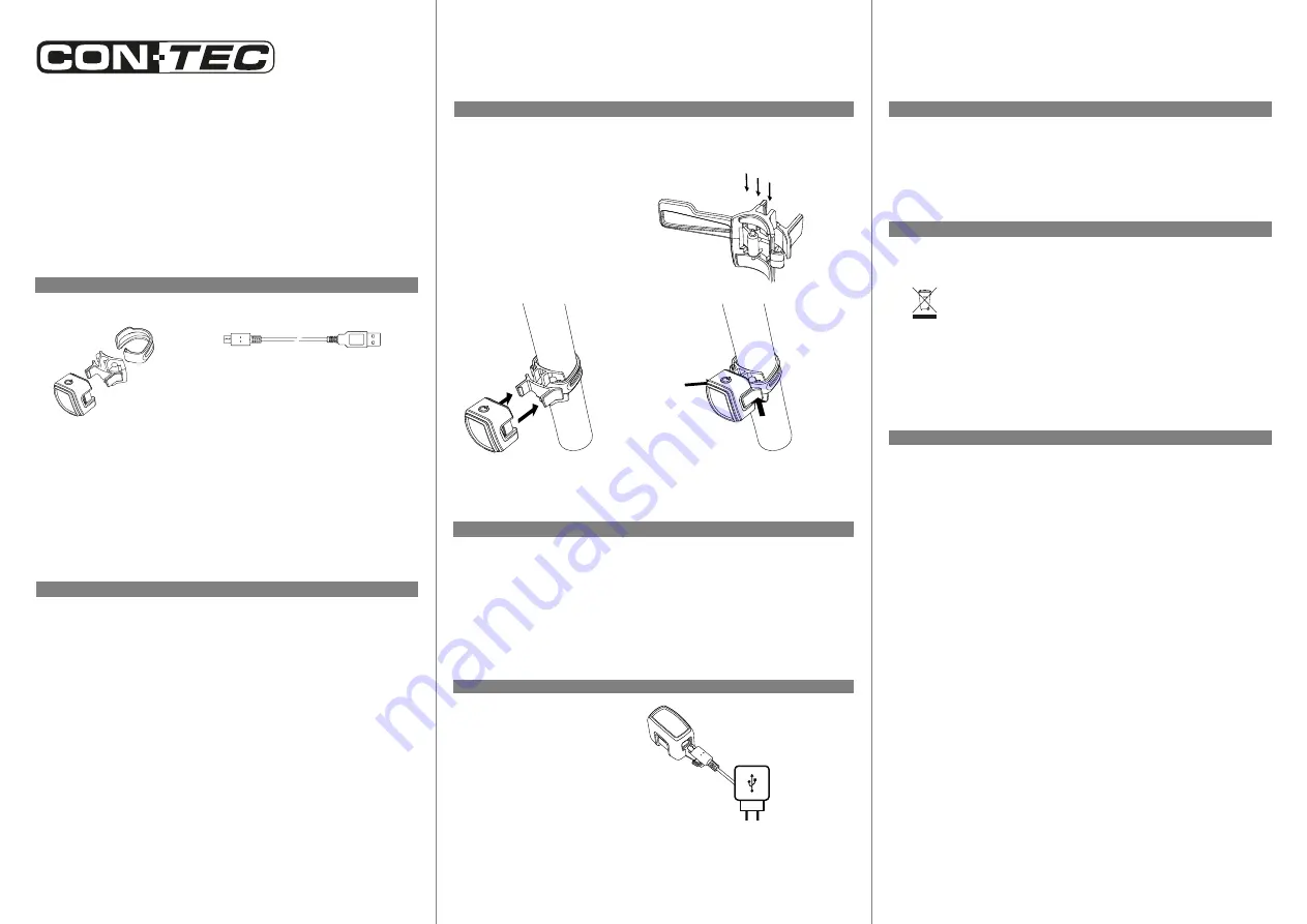 CON-TEC DLUX micro XS Скачать руководство пользователя страница 1