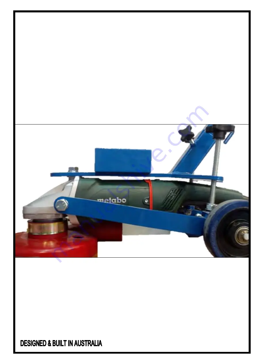 Con-Treat Grinder Dolly Safety & Operators & Parts Manual Download Page 1