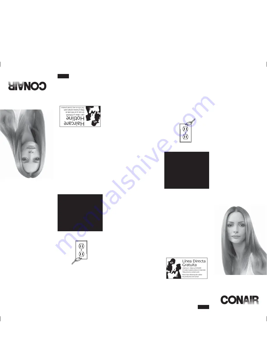 Conair CS50BC Instruction & Styling Manual Download Page 2