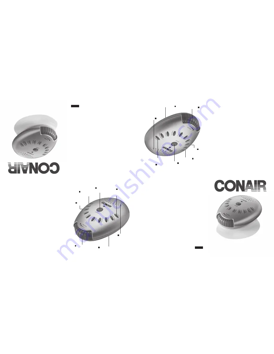 Conair SU1W Operating Instructions Download Page 2