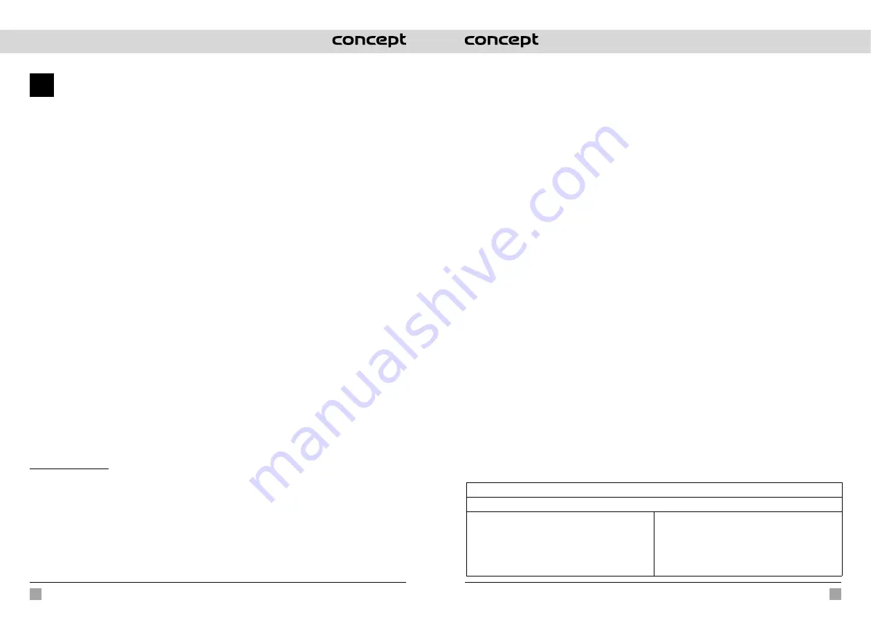 Concept2 CONZK4040 Manual Download Page 49