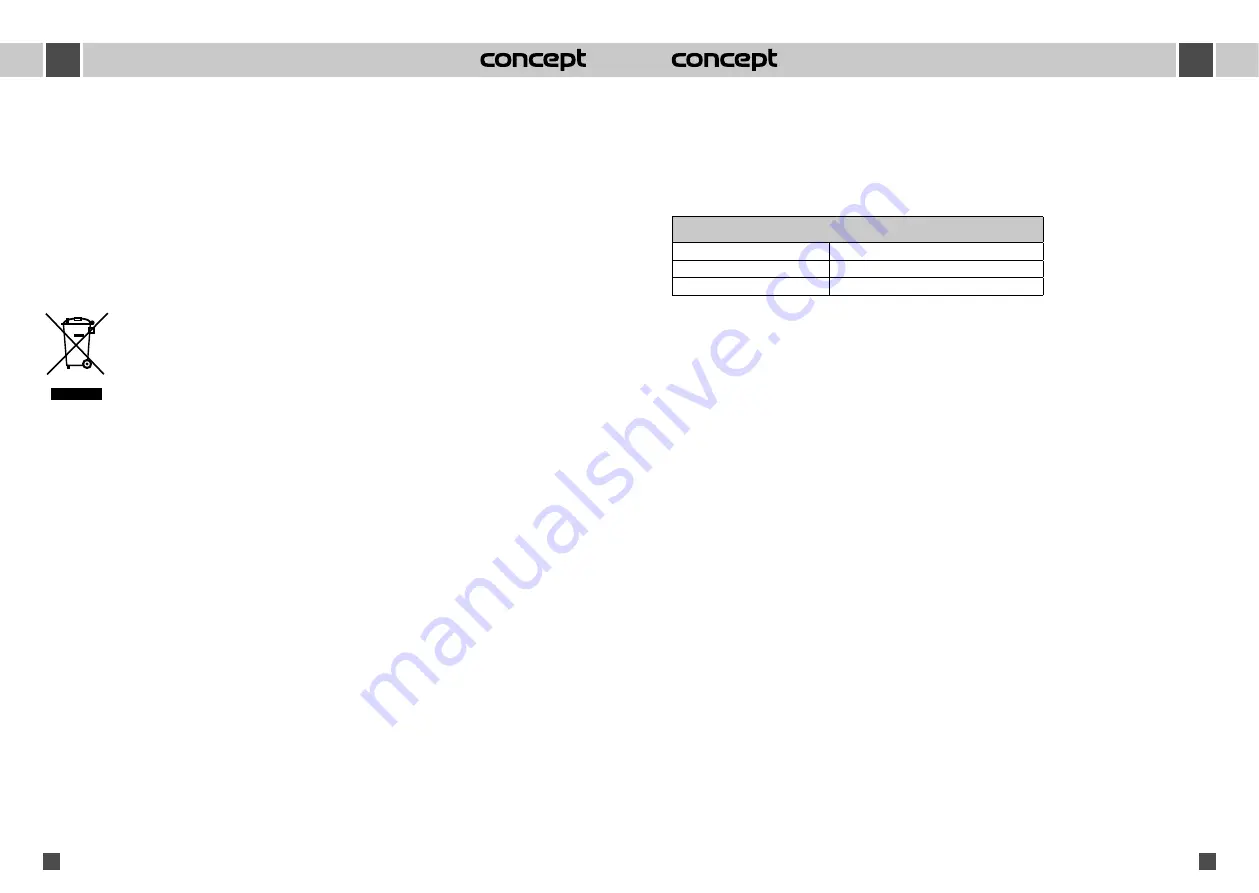 Concept2 KK 1200 Operating Manual Download Page 10