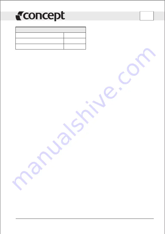 Concept2 LO 7010 Manual Download Page 12