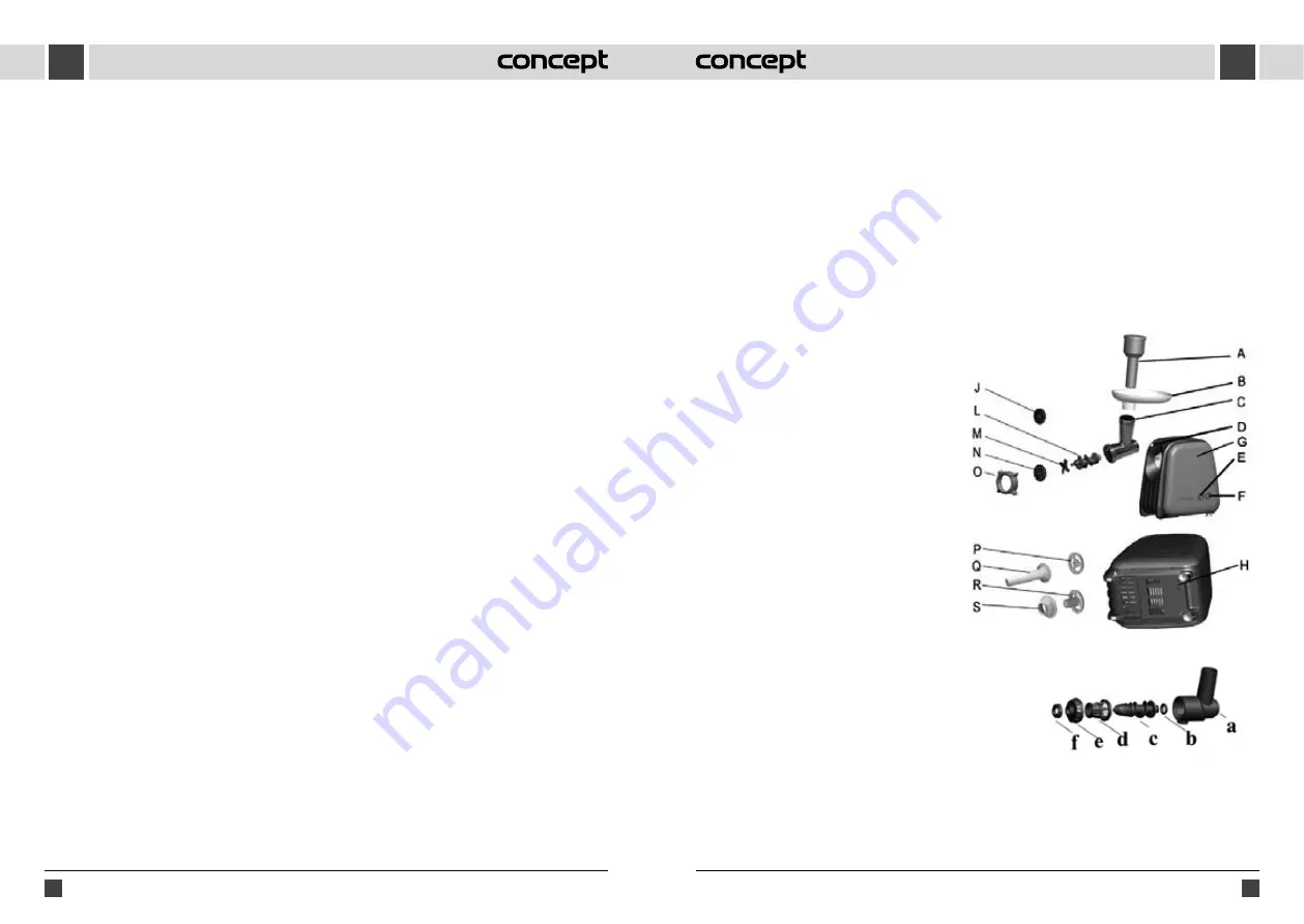 Concept2 MM4300 Manual Download Page 3