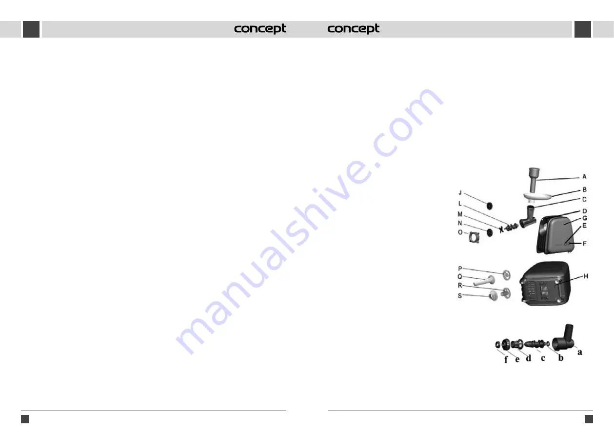 Concept2 MM4300 Manual Download Page 8