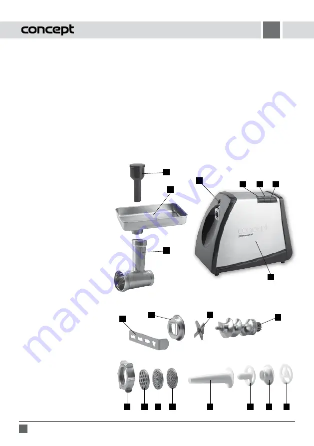 Concept2 Professional Multi MM4230 Manual Download Page 28