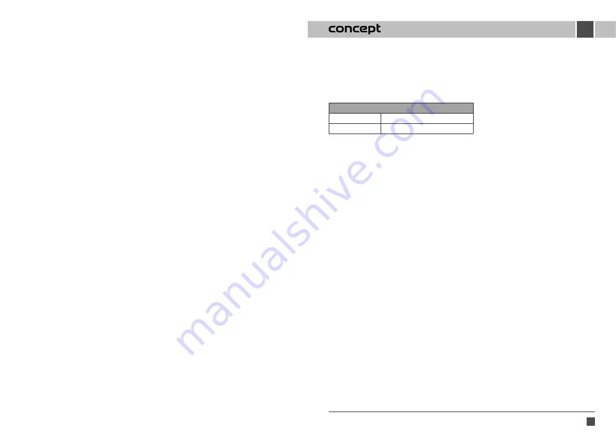 Concept2 TE2060 Manual Download Page 2