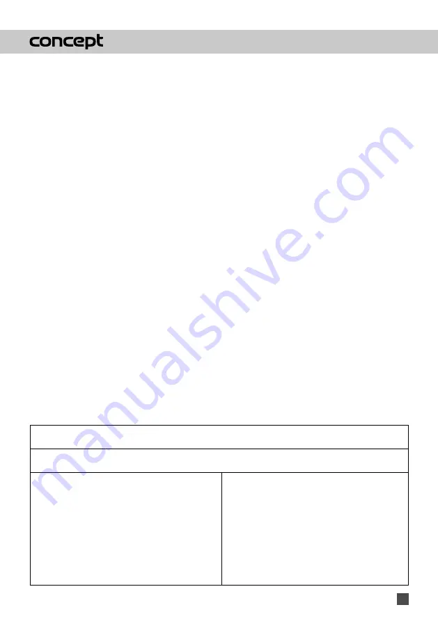 Concept2 VZ 1430 Manual Download Page 43