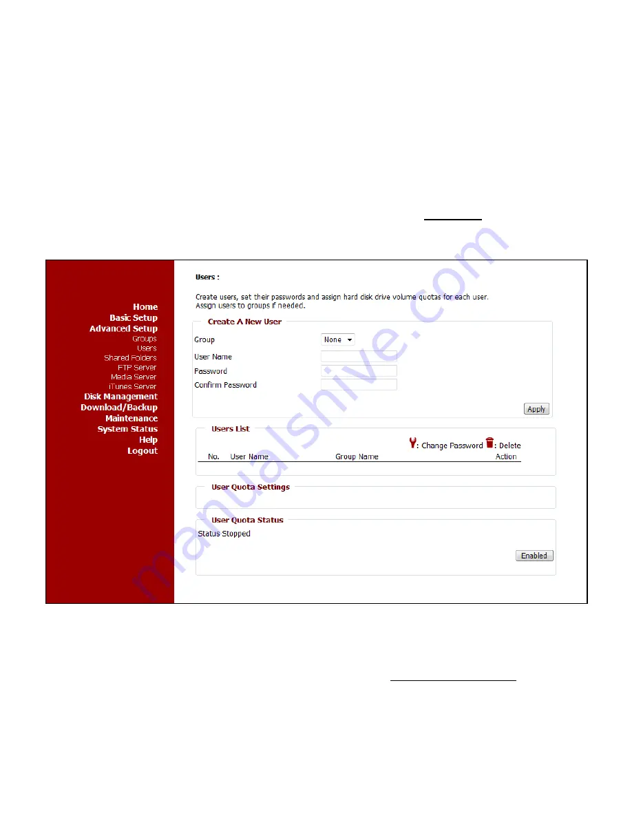 Conceptronic CH3MNAS Quick Installation Manual Download Page 115