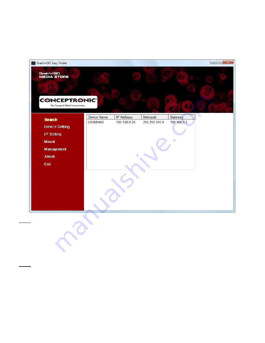 Conceptronic CH3MNAS Quick Installation Manual Download Page 168