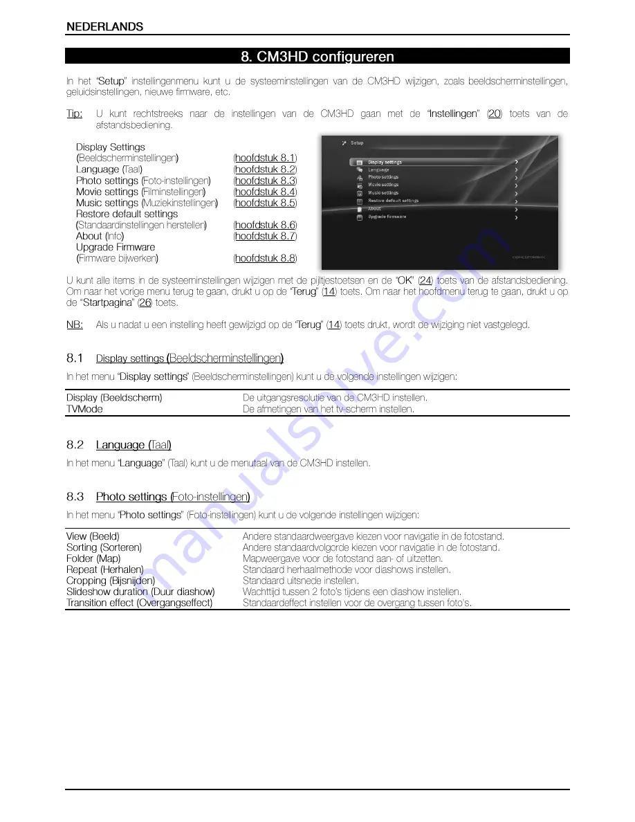 Conceptronic CM3HD User Manual Download Page 16