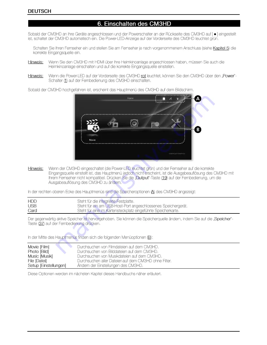 Conceptronic CM3HD Скачать руководство пользователя страница 64