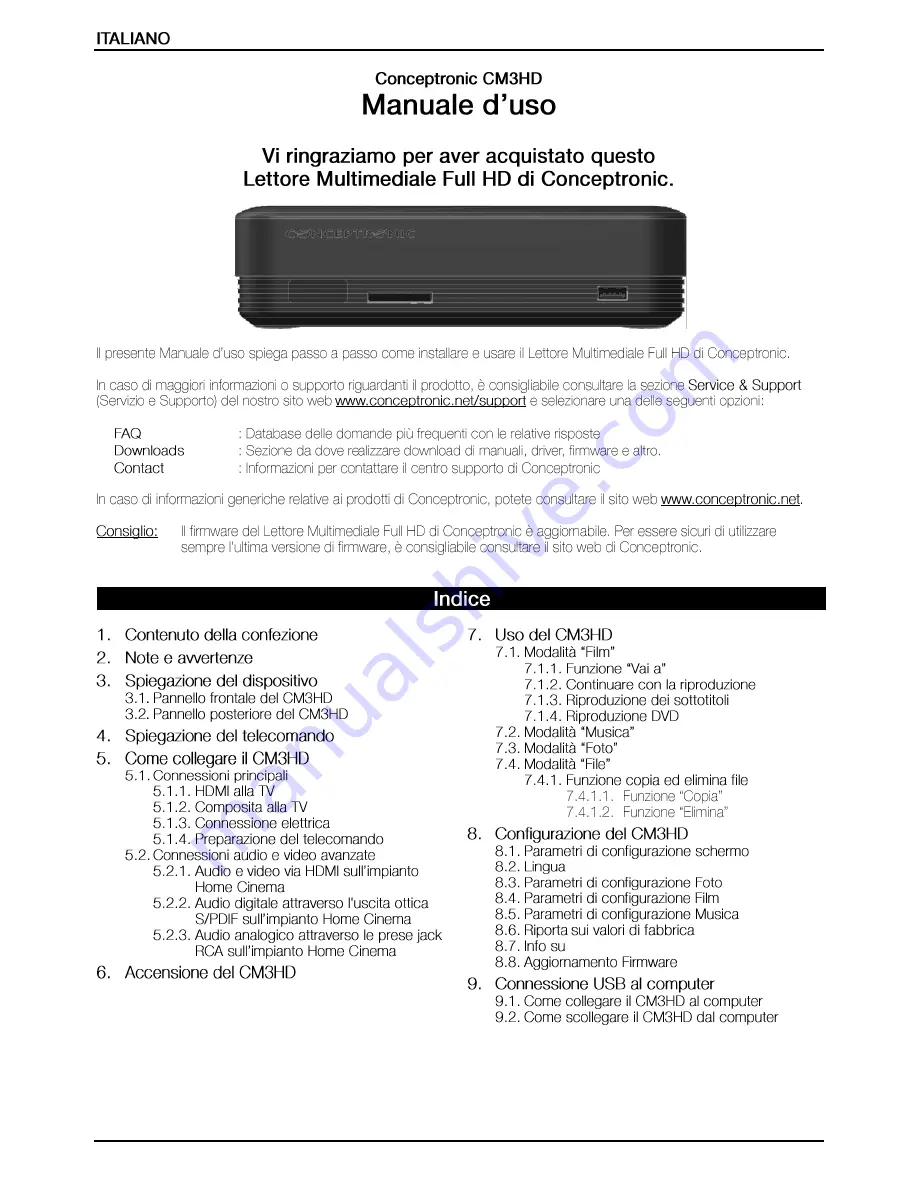 Conceptronic CM3HD User Manual Download Page 92