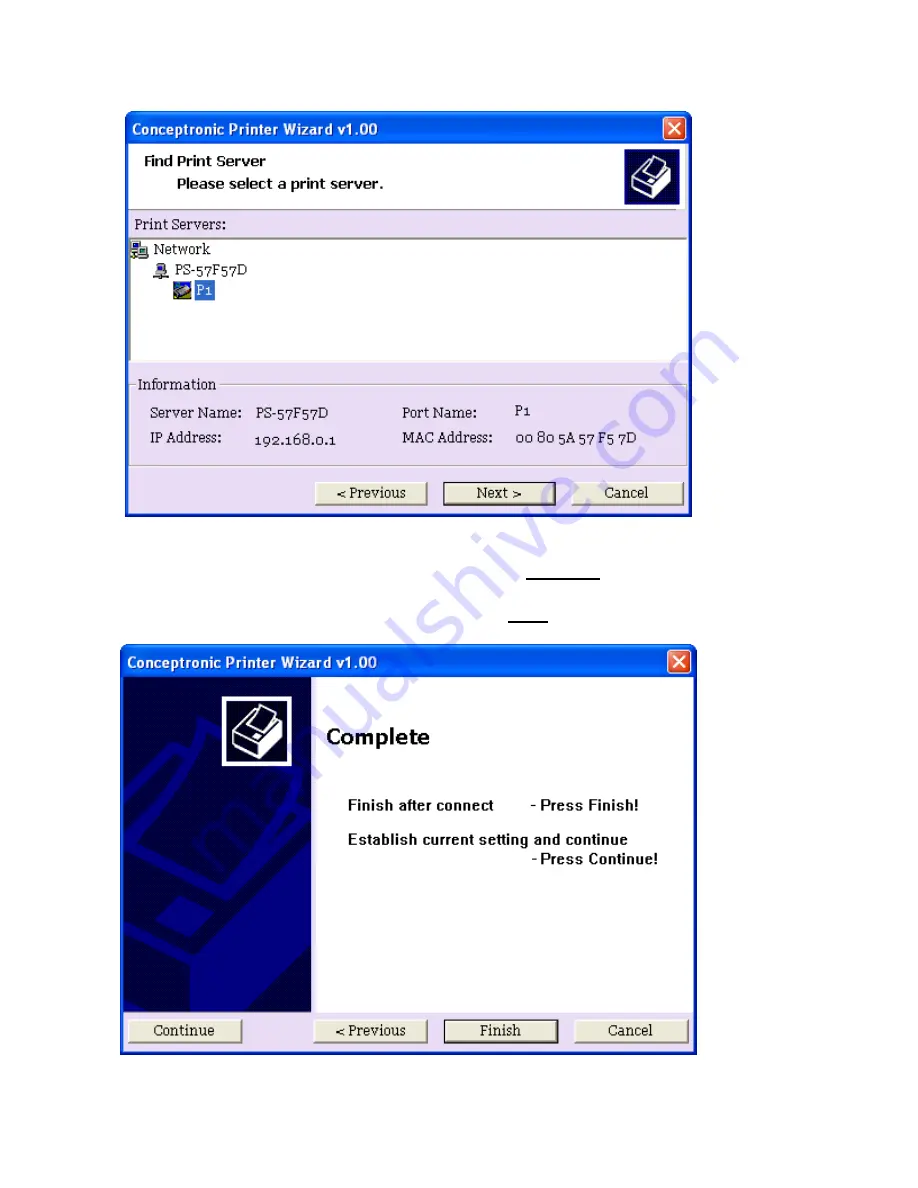 Conceptronic CPSERVU Quick Installation Manual Download Page 10