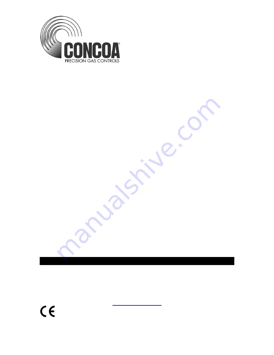 Concoa Advantium 16 Installation And Operating Instructions Manual Download Page 1