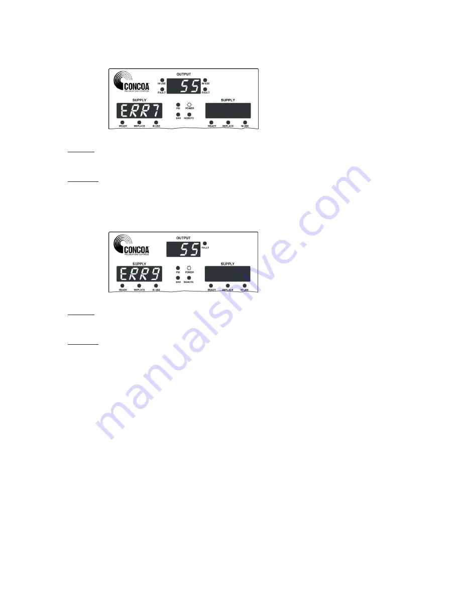 Concoa Medical IntelliSwitch 570 Series Installation And Operating Instructions Manual Download Page 36