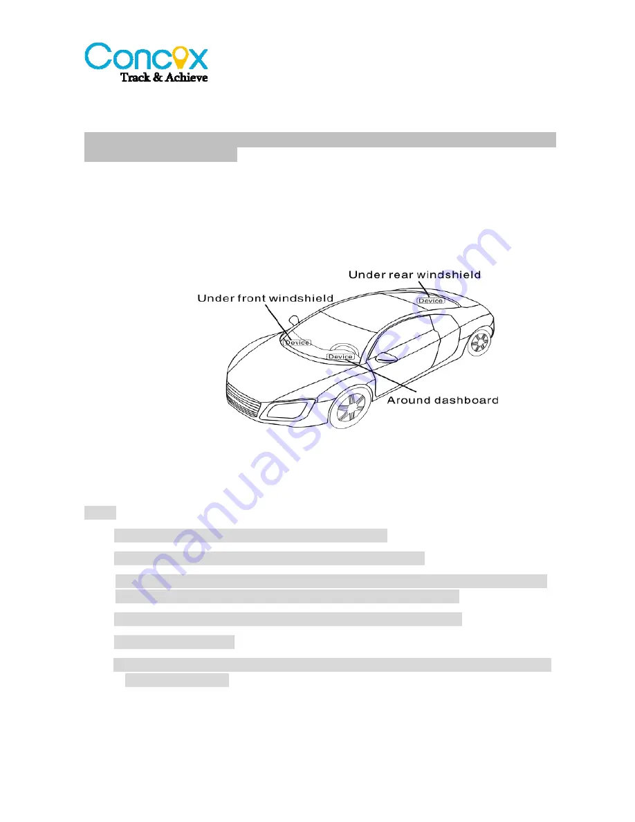 Concox GT03C Скачать руководство пользователя страница 5