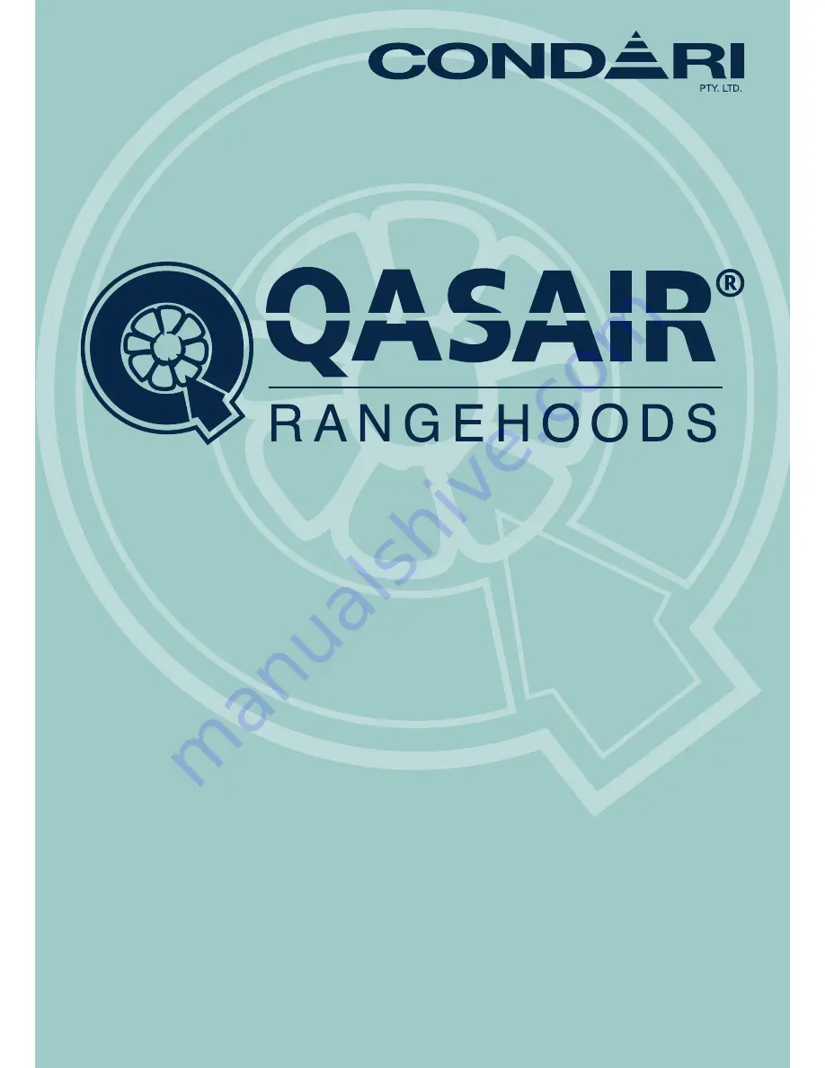 Condari QASAIR 3F Installation & User'S Instructions Download Page 1