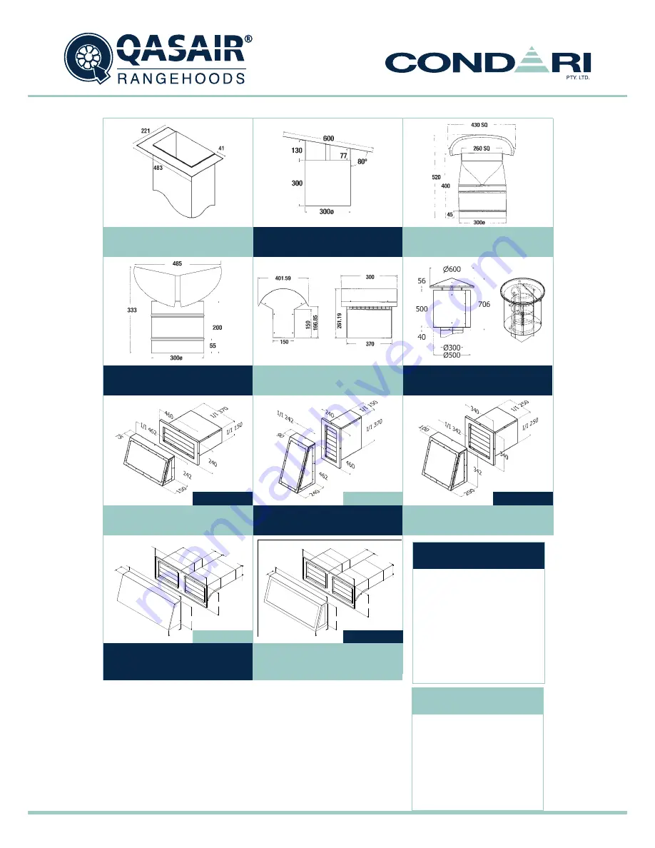 Condari QASAIR 4F Installation & User'S Instructions Download Page 37