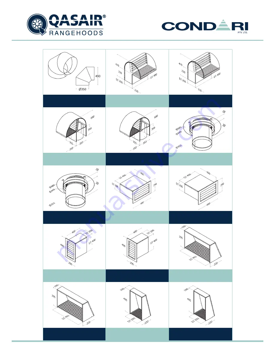 Condari QASAIR 4F Installation & User'S Instructions Download Page 39