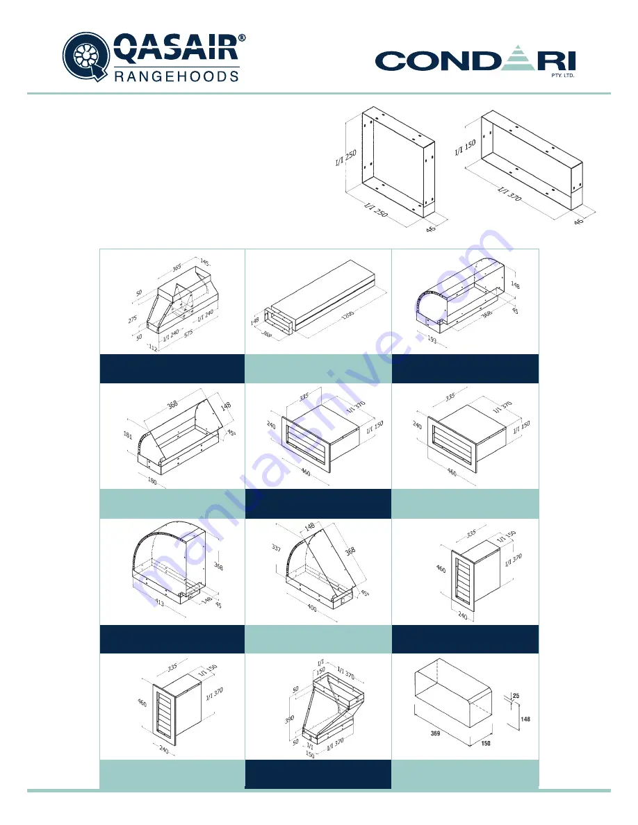 Condari QASAIR CON Installation & User'S Instructions Download Page 38