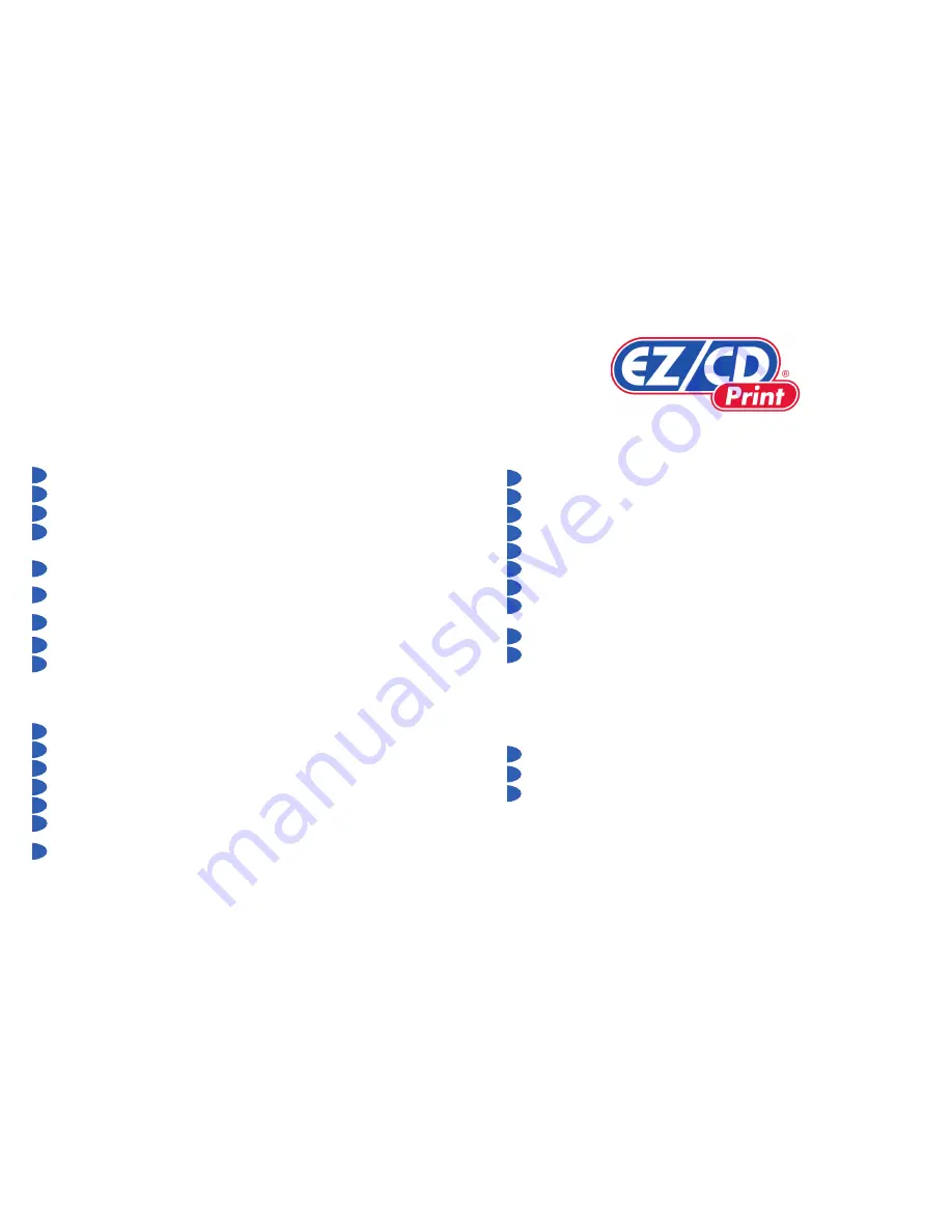 Condre EZ/CD Print 6500 Software Manual Download Page 1