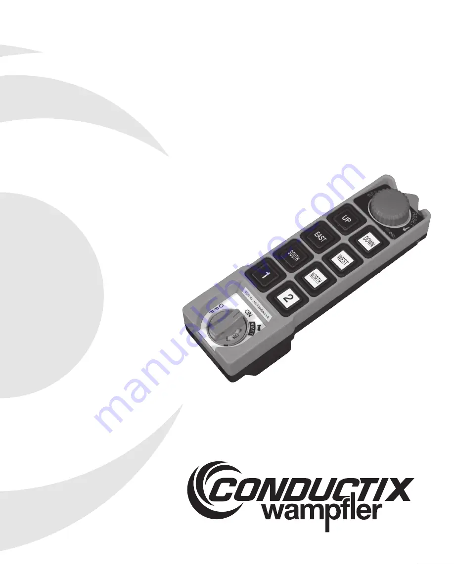 Conductix-Wampfler 701L10001 Скачать руководство пользователя страница 1