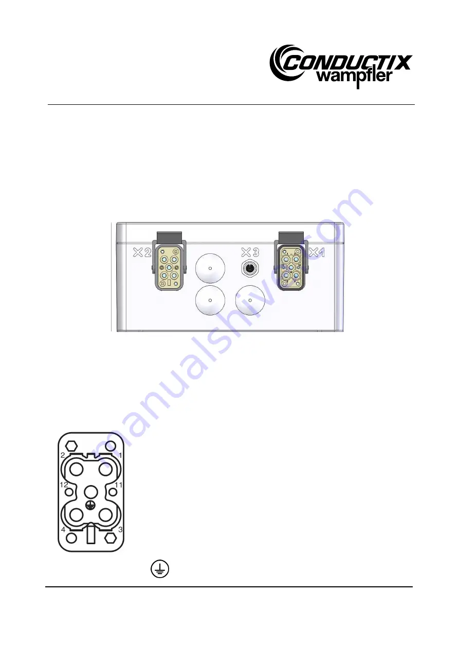 Conductix-Wampfler 91012-411-3090871 Скачать руководство пользователя страница 10