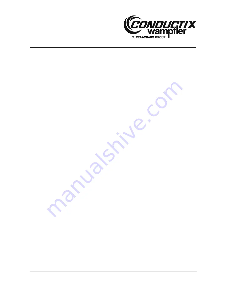 Conductix-Wampfler BEF150 Installation Manual Download Page 3