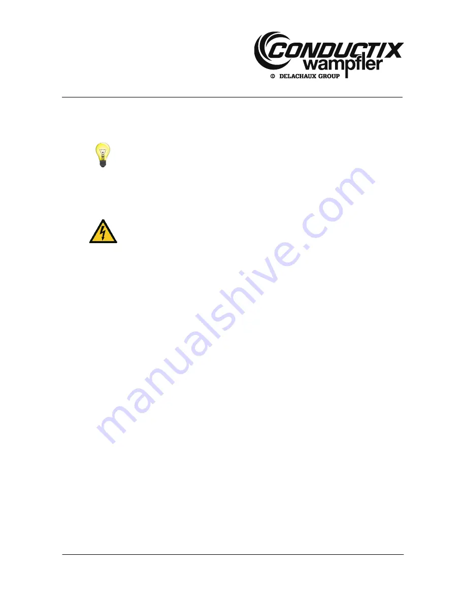 Conductix-Wampfler BEF150 Installation Manual Download Page 41