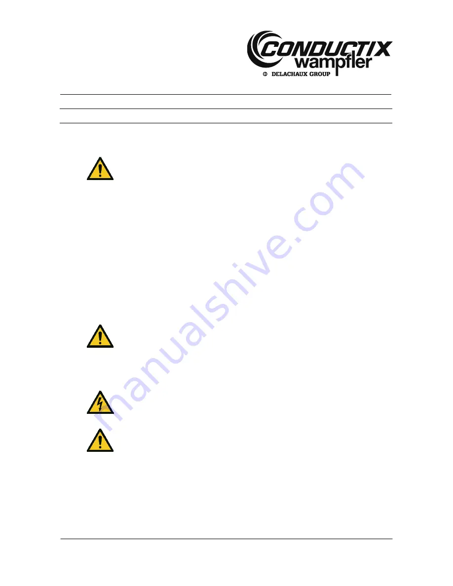 Conductix-Wampfler BEF150 Installation Manual Download Page 50