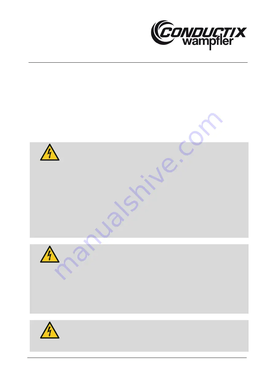 Conductix-Wampfler MultiLine 0835 Mounting Instruction Download Page 17