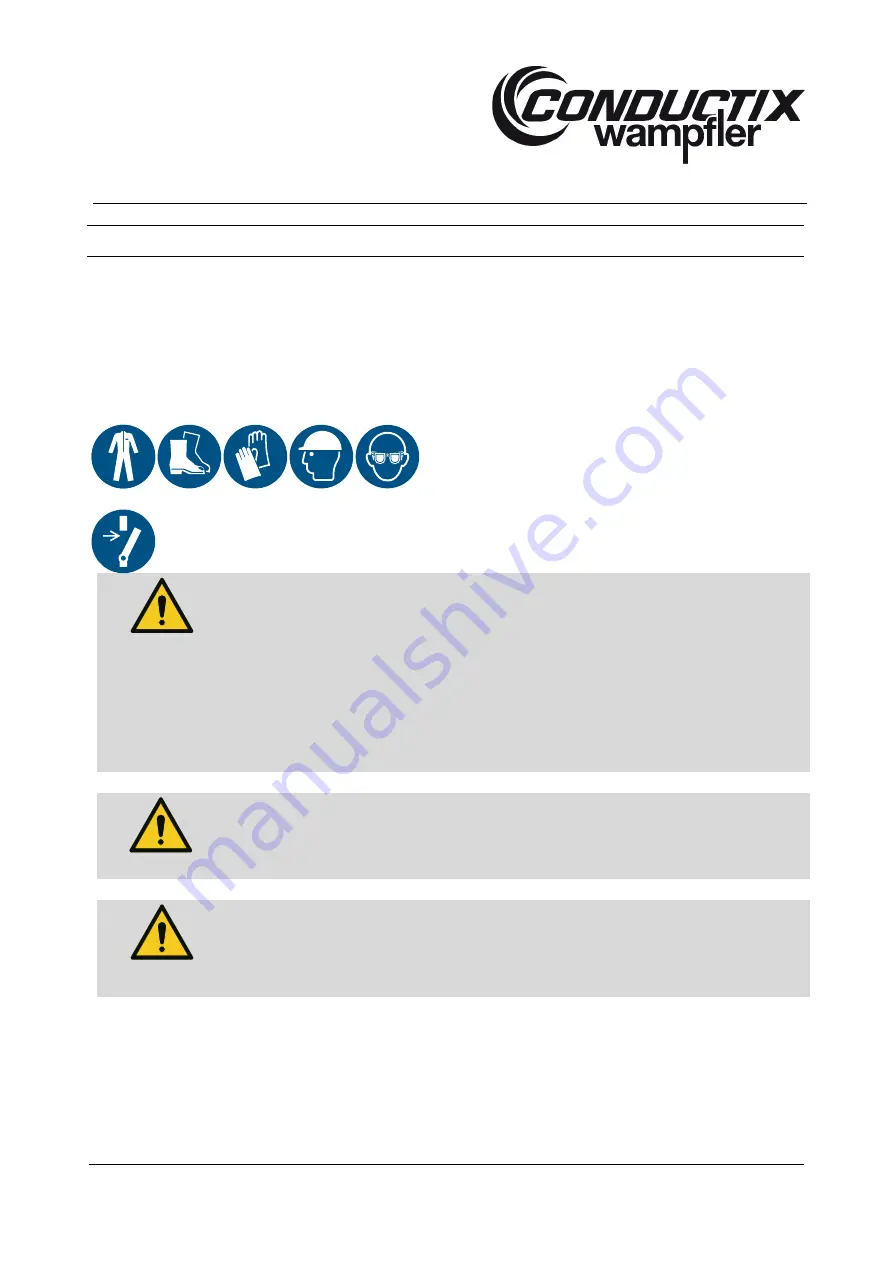 Conductix-Wampfler MultiLine 0835 Mounting Instruction Download Page 57