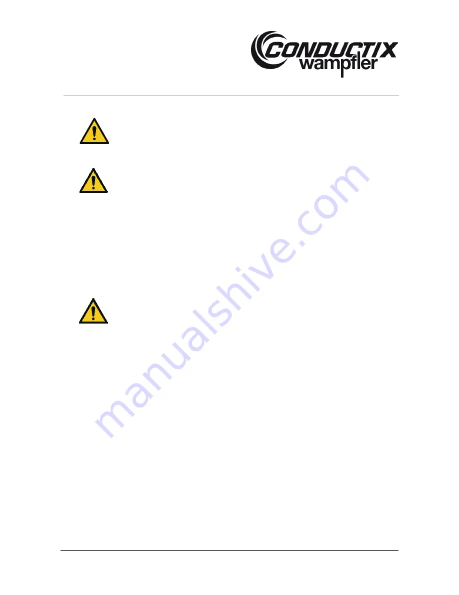 Conductix-Wampfler SingleFlexLine Program 0815 Operating Instructions Manual Download Page 116