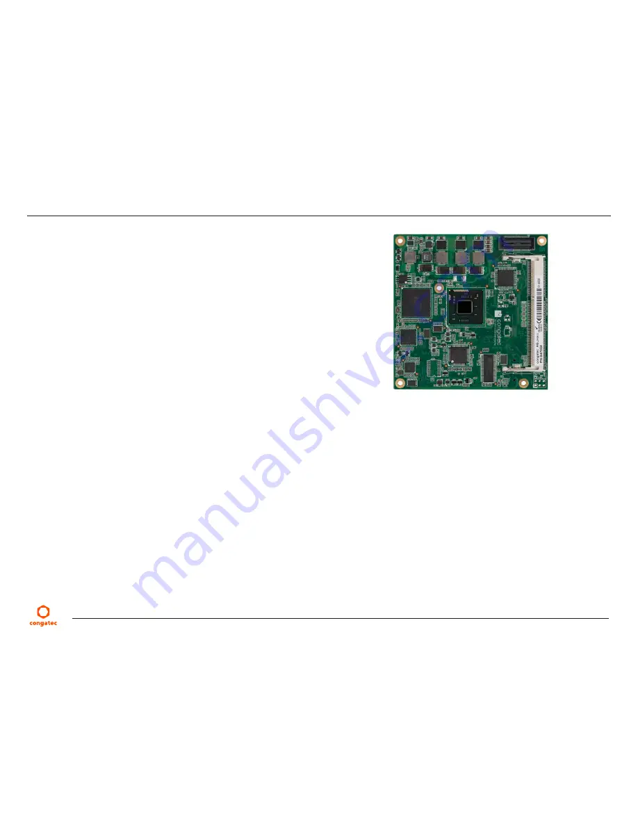 Congatec Conga-TCA User Manual Download Page 1