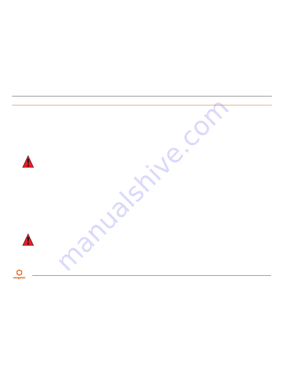 Congatec Conga-TCA User Manual Download Page 20