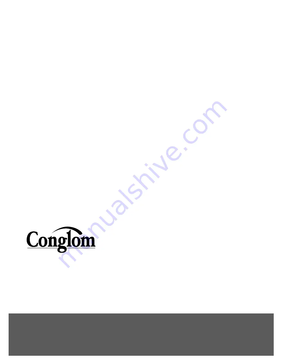 Conglom Aria QBVS110 Owner'S Manual Download Page 16