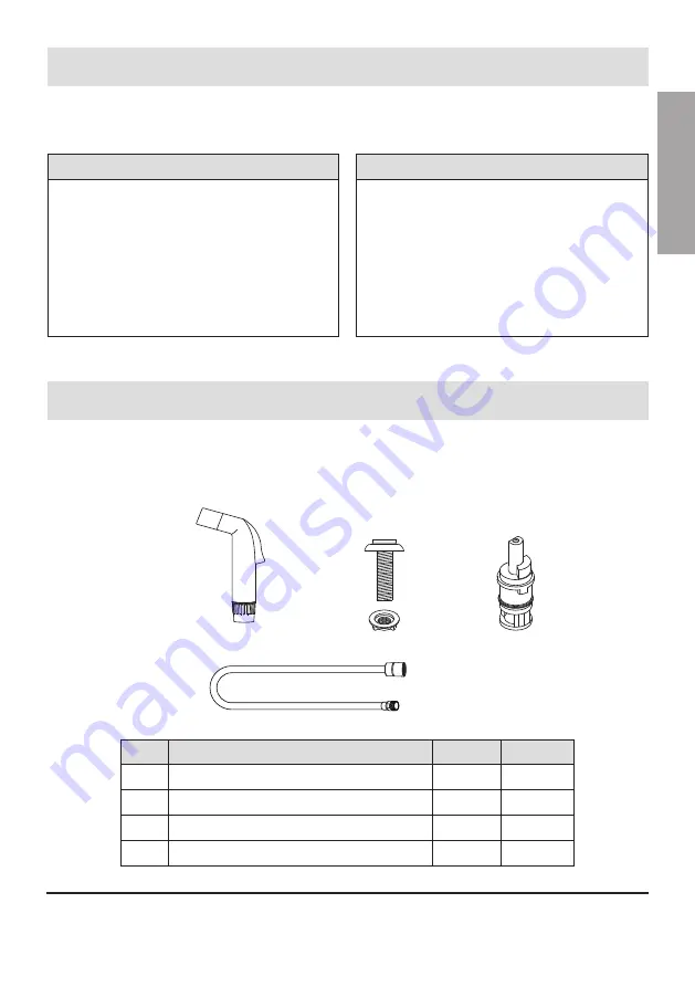 Conglom nexstyle BATH Roma QF033CR Owner'S Manual Download Page 9