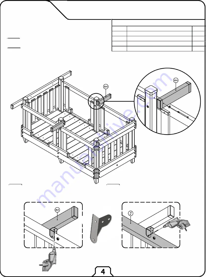 Congo Play MONKEY PLAYSYSTEM OPTIONAL WOODROOF Скачать руководство пользователя страница 6