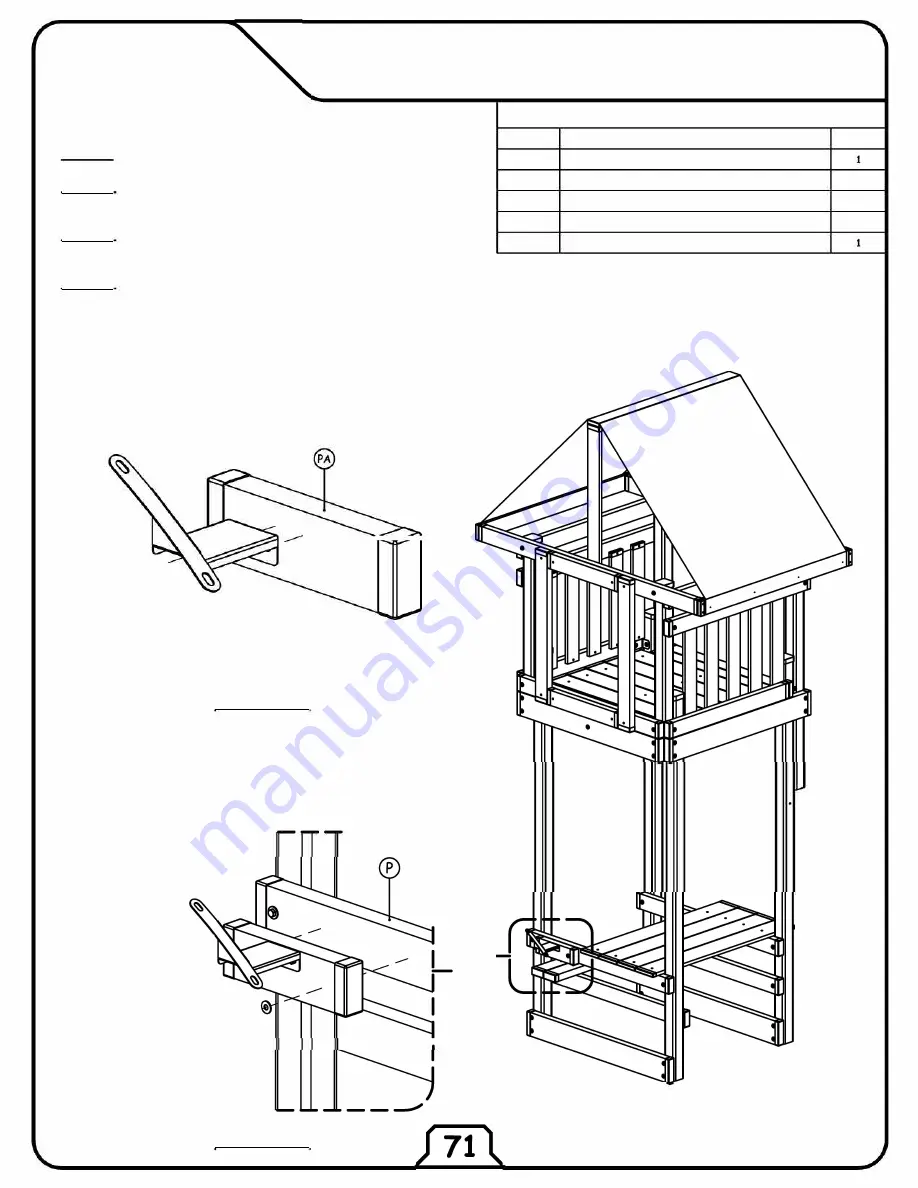 Congo Play MONKEY PLAYSYSTEM TOWER Assembly Instructions Manual Download Page 21