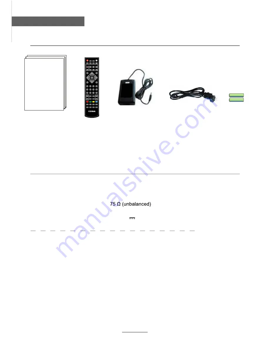 CONIA CL1901HDVDR Instruction Manual Download Page 6