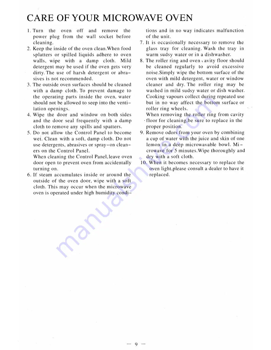 CONIA WP 750A Owner'S Manual Download Page 11